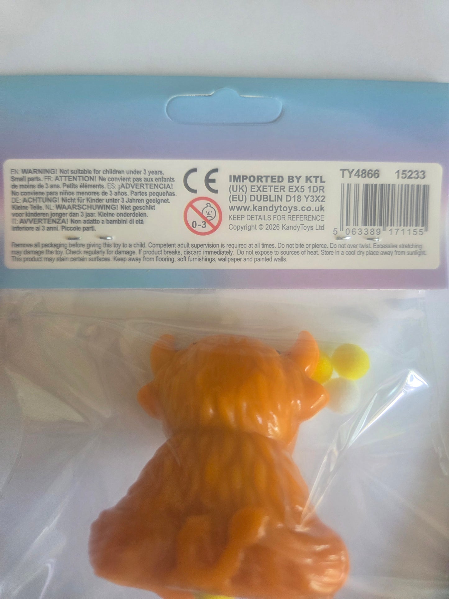 Squeezos Highland cow squishies
