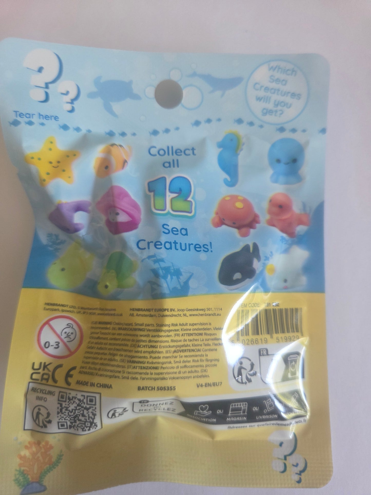 Sealife Squishies Suprise Bags