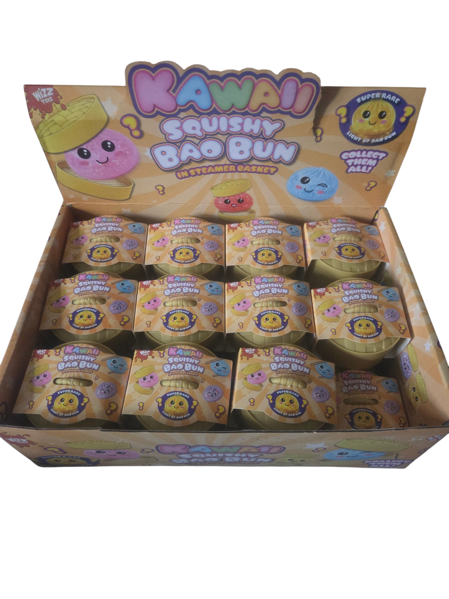 Wizz Toys Mini Kawaii Squishy Bao Bun