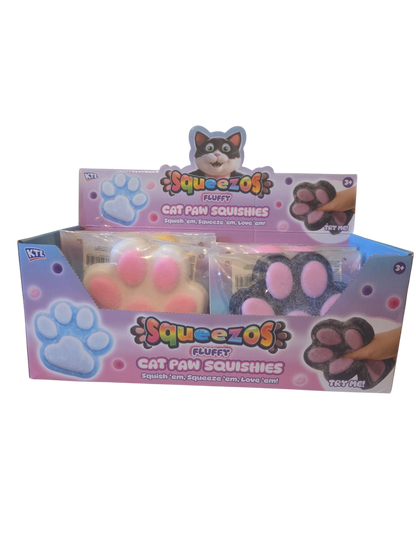 Squeezos Fluffy Cat Paw Squishy (Large)