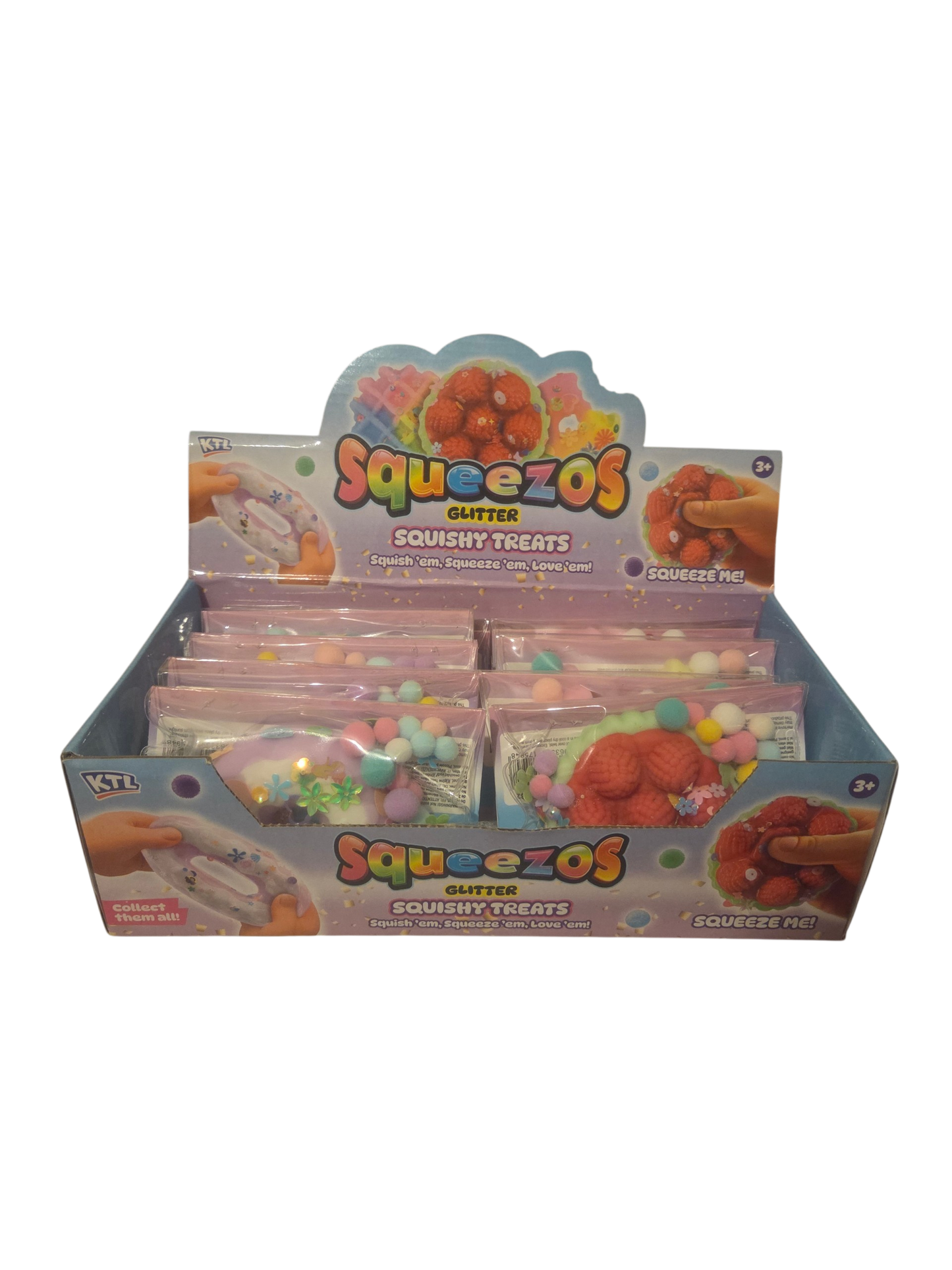 Squeezos Glitter Squishy Treats