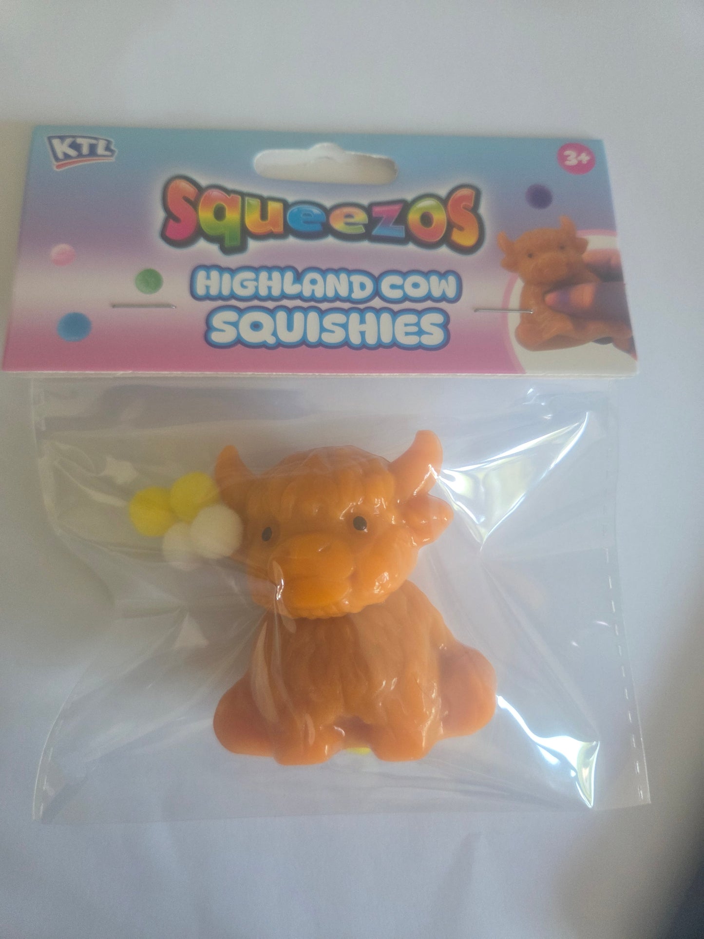 Squeezos Highland cow squishies