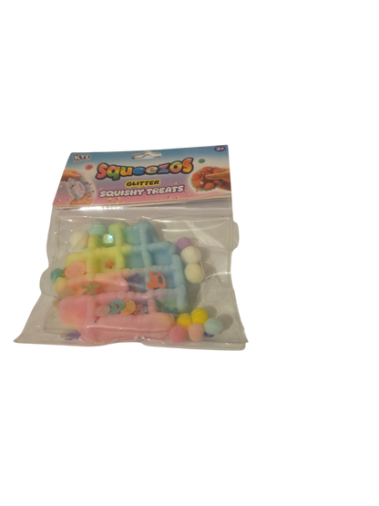 Squeezos Glitter Squishy Treats
